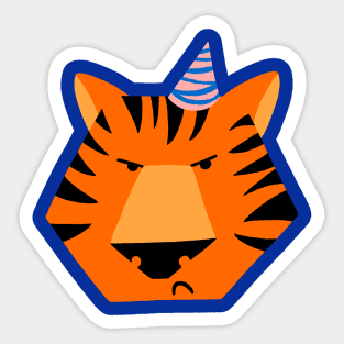 Hapyy tiger Sticker